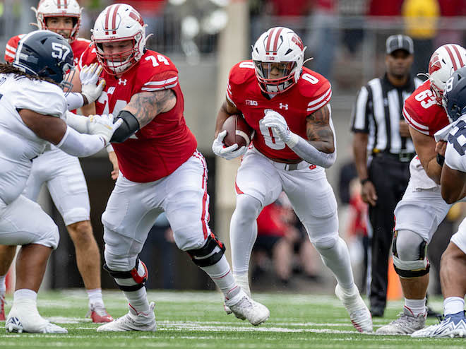 Wisconsin tailback Braelon Allen.