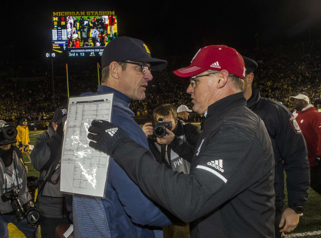 Michigan Wolverines football head coach Jim Harbaugh