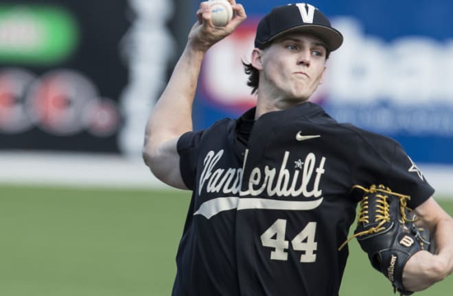 Right-hander Kyle Wright is one of the greatest in Vanderbilt baseball history. 