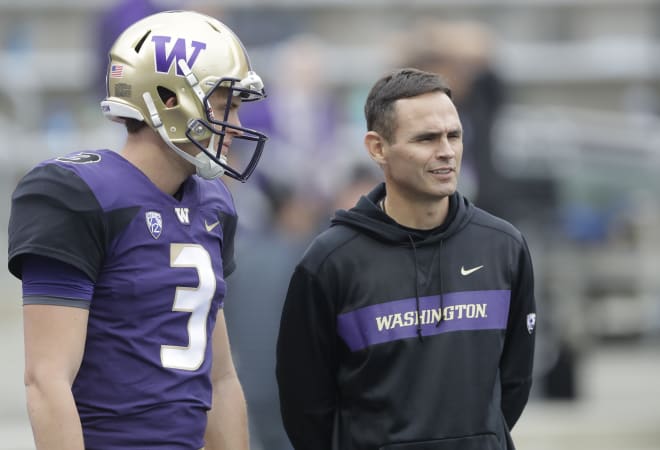 Wide receviers coach Matt Lubick will have to play a number of unproven faces this spring. 