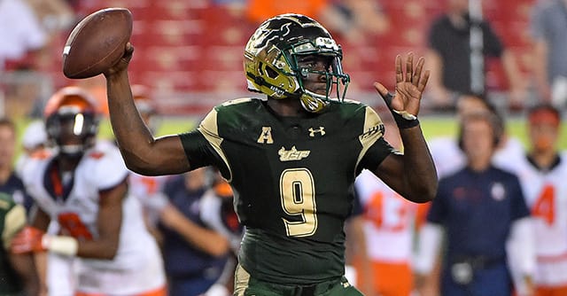 Quinton Flowers has USF sitting atop the AAC power rankings for week five. 