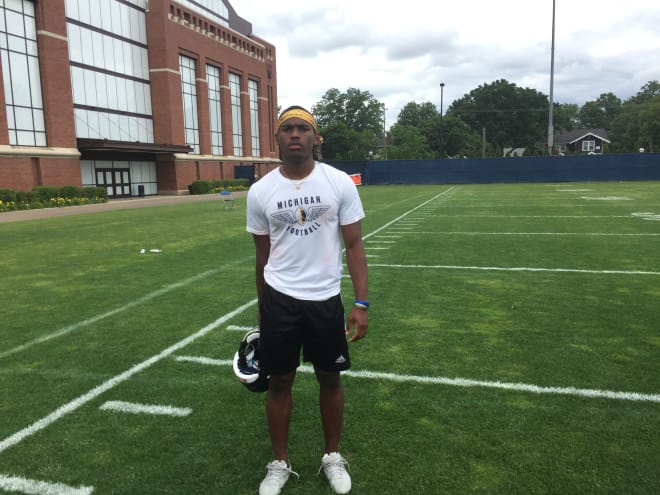 Class of 2019 Memphis Lausanne Collegiate School all-purpose back Eric Gray was blown away by the academic presentation from the Michigan coaches.