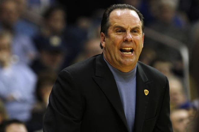 Coach Mike Brey has Notre Dame rolling at the right time. 