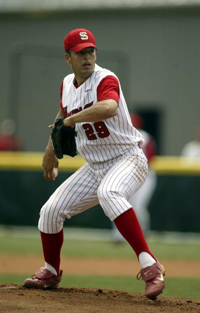 NC State Wolfpack baseball pitcher Vern Sterry