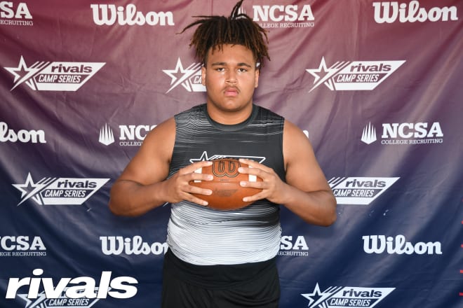 Williams poses at the Rivals Camp in Florida