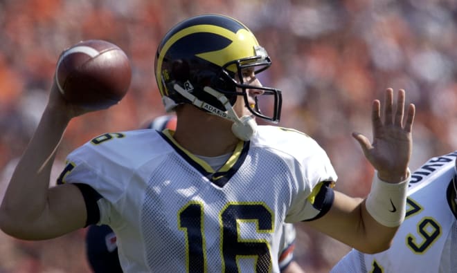 Navarre led Michigan to a Big Ten title in 2003.