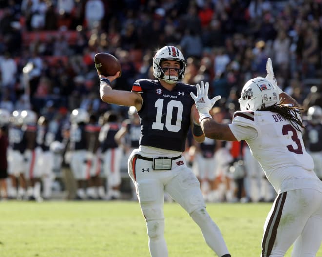 Nix passed for 7,251 career yards with Auburn