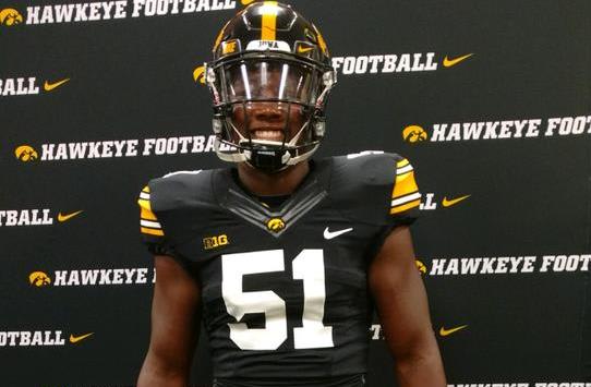 Georgia defensive end Tomari Fox made his official visit to Iowa this weekend.