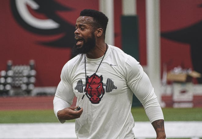 Jamil Walker is in his first season as Arkansas' head strength and conditioning coach.