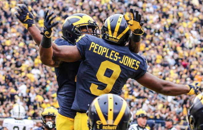 MIchigan Wolverines wide receiver Donovan Peoples-Jones will be a key piece to the Wolverines offense on Saturday against Illinois.