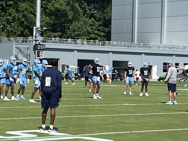 THI was on hand as UNC opened its 2022 fall camp Friday and shot the following clips of the Tar Heels.