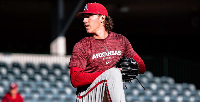 Arkansas' Hagen Smith performed well in his start during Friday's scrimmage.