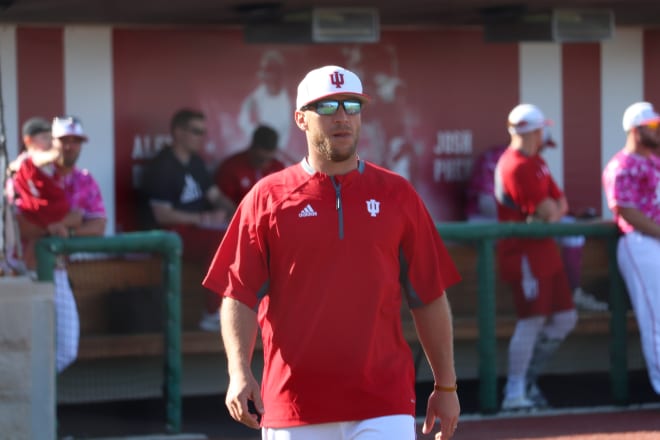 IU baseball head coach Jeff Mercer has his program sitting first in the Big Ten standings after a 2-1 series win at Michigan State over the weekend.