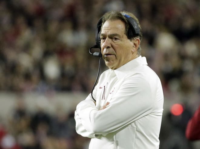Nick Saban is obviously sick of having to laugh at Coach Prime's jokes. Aflac must pay very well. Otherwise, I think Saban would tell them to just stop asking him to tape those horrific ads.