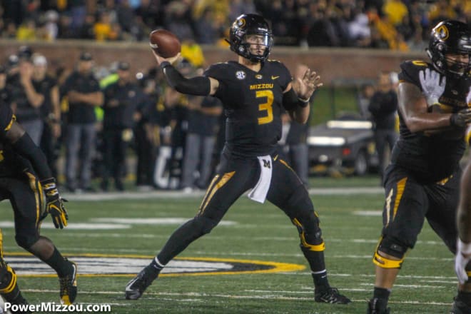 Drew Lock was one of the few Missouri players who watched film from the team's loss to Purdue this week.