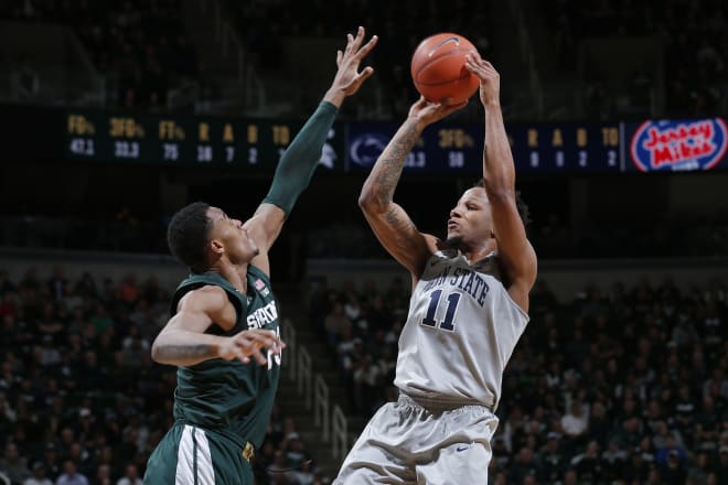 Lamar Stevens led the Nittany Lions with 24 points on 9-of-20 shooting, including a 5-of-6 clip from the free throw line.