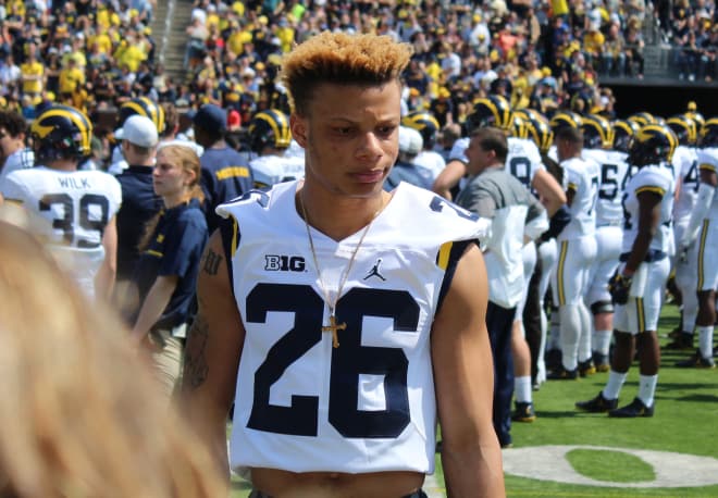 J'Marick Woods didn't play in the spring game, but he had a good spring, per D.C. Don Brown.