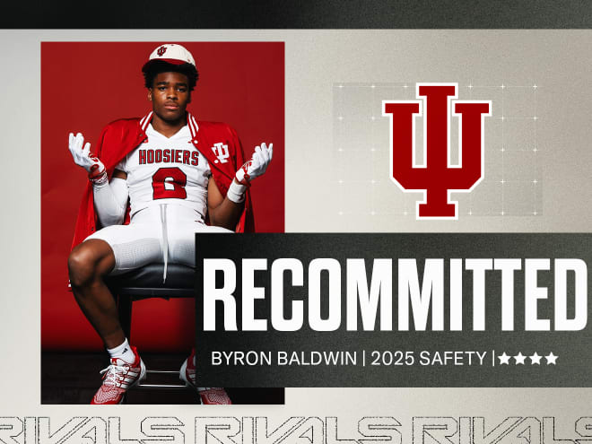 2025 four-star DB Byron Baldwin breaks down decision to recommit to Indiana  - Rivals: Football & Basketball Recruiting