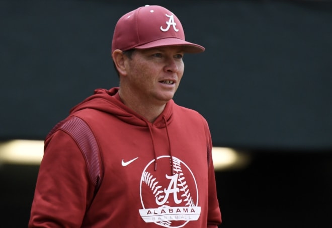 Alabama baseball coach Brad Bohannon. Photo | Gary Cosby Jr. / USA TODAY NETWORK