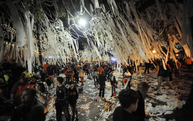 Tommer's Corner turned into a winter wonderland after the Kick Six in 2013.