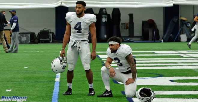 Journey Brown and Ricky Slade have emerged at running back this spring.