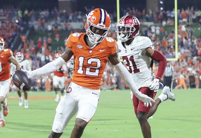 Through four games true freshman wide receiver Bryant Wesco leads Clemson in reception yardage (238). 