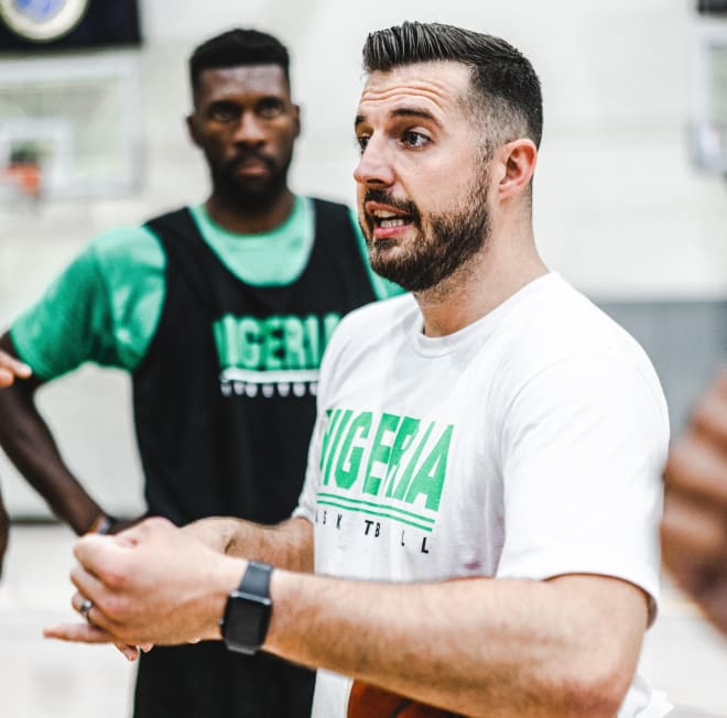 Former FSU guard Luke Loucks is an assistant coach with the Nigeria national men's basketball team that will compete in the Olympics.