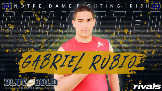Missouri defensive lineman Gabriel Rubio committed to Notre Dame. 