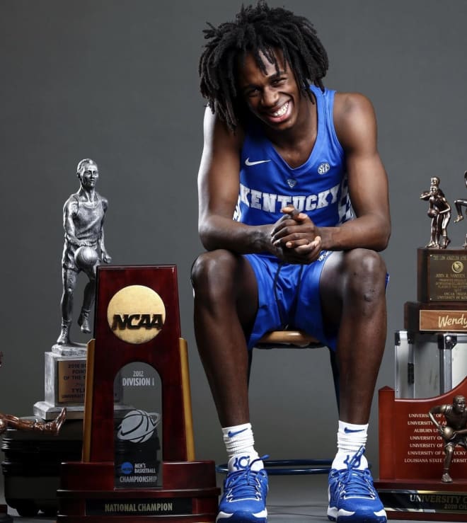 Ian Jackson during his official visit at Kentucky 