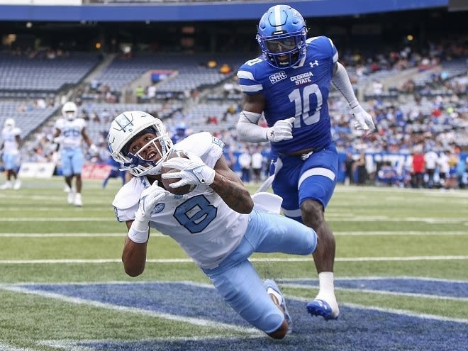 Dyami Brown records three touchdowns for UNC in losing effort