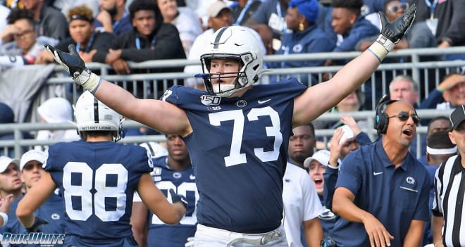 Penn State Nittany Lions football: Mike Miranda was a reliable presence on the offensive line for Penn State last season. 