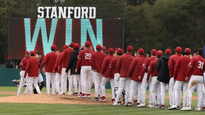 Stanford rolled with their red jerseys in the first game. 