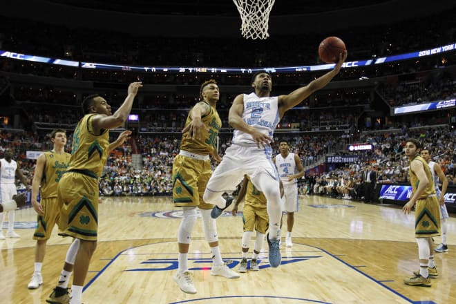 North Carolina got to the rim at will in its 78-47 win over Notre Dame on Friday night.
