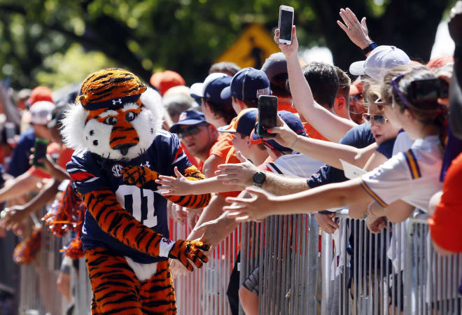 Malik Blocton is a regular at Auburn home games