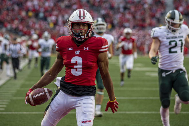 Wide receiver Kendric Pryor returns for his final season at Wisconsin. 