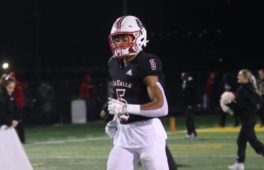 DeVonta Smith at the 2016 Rivals Camp Series 