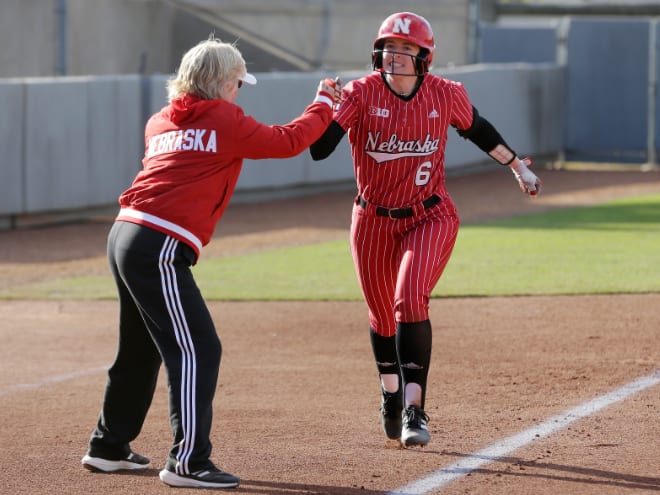 Nebraska softball star Billie Andrews is on pace to break the program's career home run record