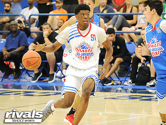 Omar Payne at the Pangos All-American Camp in June