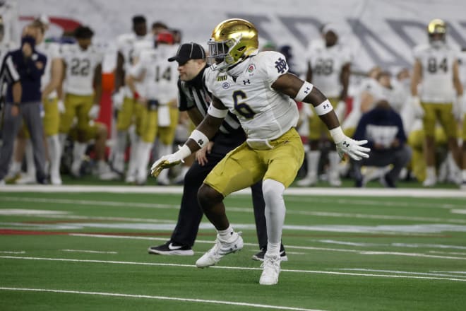 Meet the 2021 NFL Draft Prospect: Notre Dame LB Jeremiah Owusu