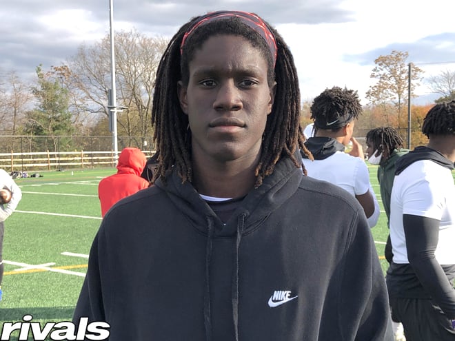 2024 four-star WR Chanz Wiggins was at practice Monday morning at UVa, and plans to be back for this weekend's spring game.