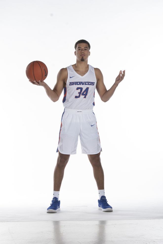 Boise State unveils new basketball uniforms