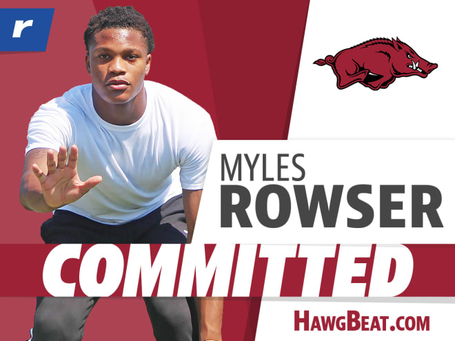 Four-star DB Myles Rowser has committed to Arkansas