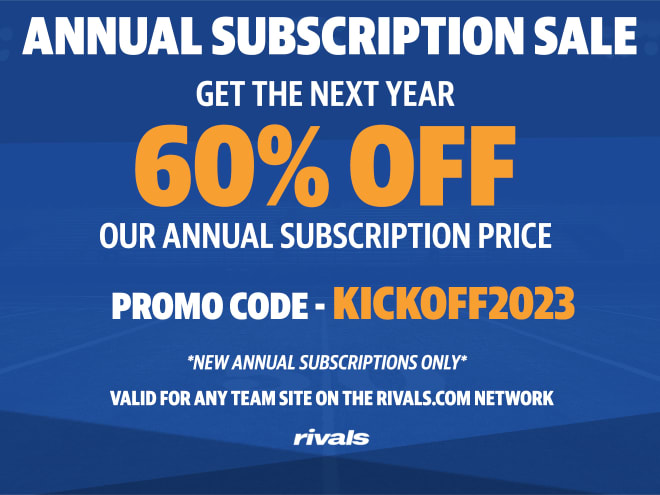 60% off the first year of an annual subscription!