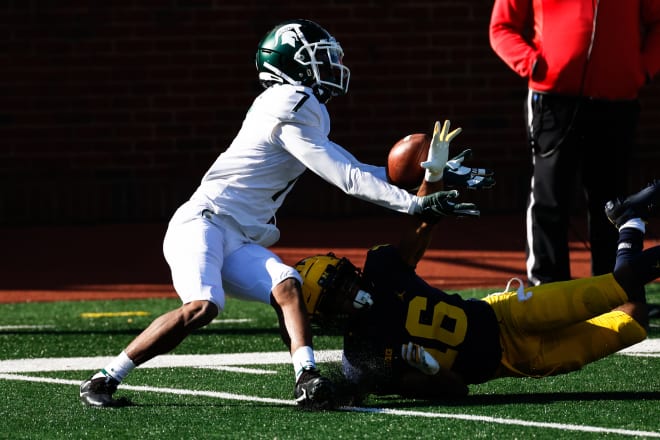 Michigan State football wide receiver Ricky White 