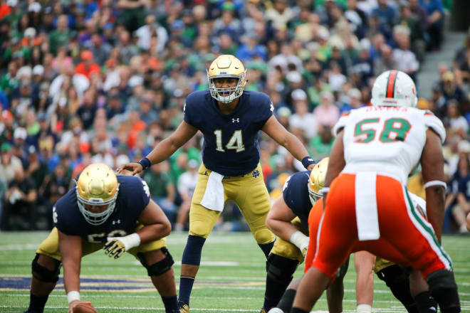 DeShone Kizer and the Irish offense rallied to victory after trailing 27-20 in the fourth quarter versus Miami.