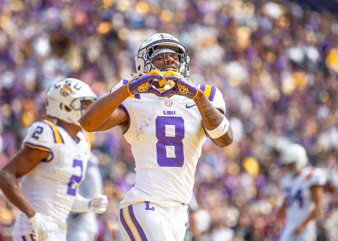 LSU receiver Malik Nabers. 