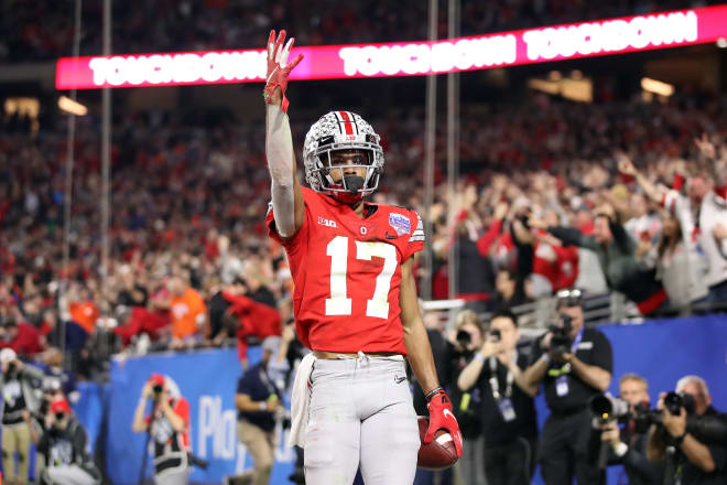 Chris Olave (17) is one Buckeye who could improve his draft stock by playing in a spring season.