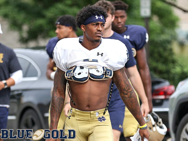 Notre Dame Fighting Irish football senior safety Houston Griffith