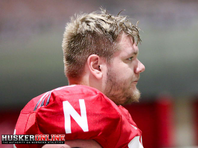 After missing much of the spring to injury, senior Cole Conrad appears on track to win Nebraska's starting center job.