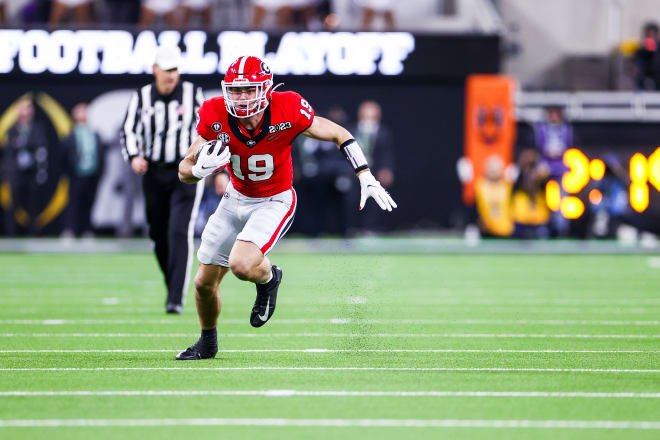 UGA tight end Brock Bowers from SEC Media Days 